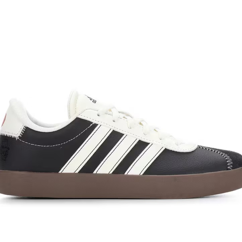 Adidas white and black sambas